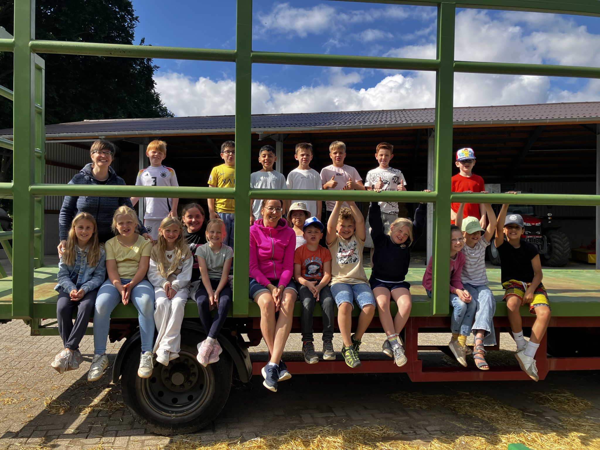 Ausflug zum Hof von Familie Wegmann